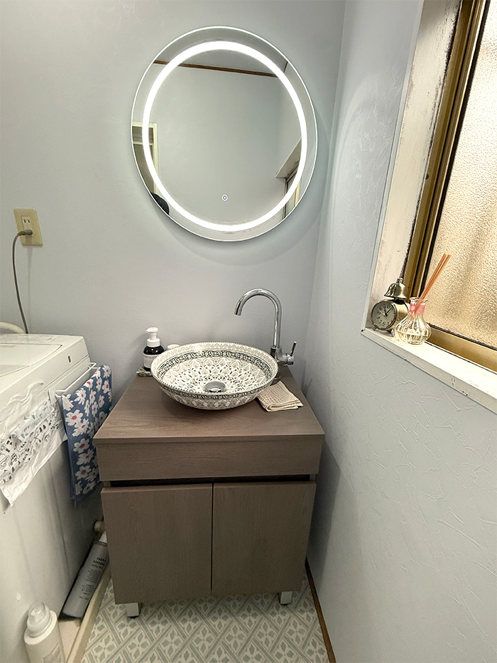 調布市 I様邸-洗面リフォーム施工後02