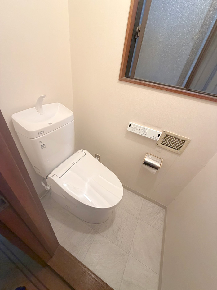 調布市 O様邸-トイレリフォーム施工後01