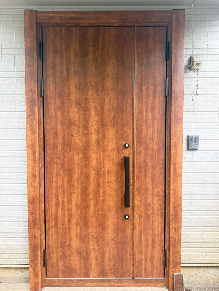 狛江市 I様邸-玄関ドアリフォーム施工後01