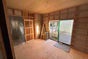 福井市 O様邸-内装リフォーム施工中02