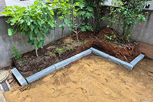 福井市 D様邸-エクステリアリフォーム施工中02