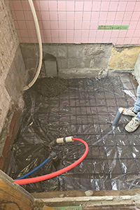 坂井市 T様邸-バスルームリフォーム施工中02