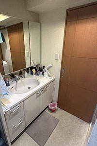 春日市 O様邸-洗面リフォーム施工前01