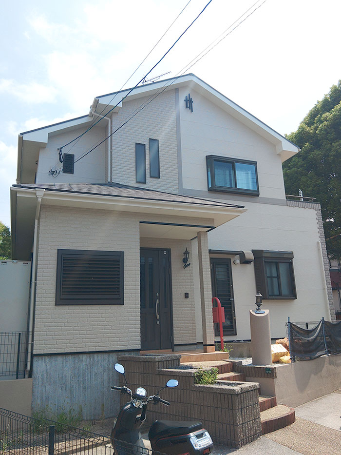 大野城市 M様邸-外壁・屋根リフォーム施工後01