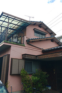 春日市 I様邸-外壁・屋根リフォーム施工前01