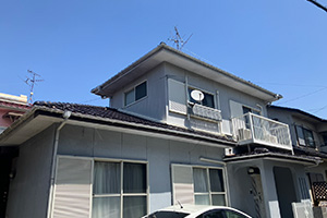 古賀市 I様邸-外壁・屋根リフォーム, エクステリアリフォーム施工前01