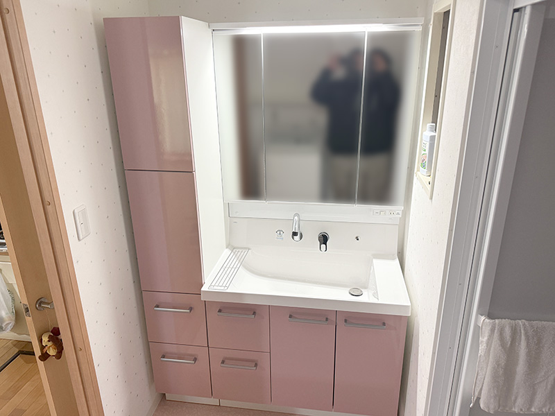 糟屋郡新宮町 U様邸-洗面リフォーム施工後02