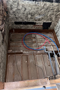 福岡市西区 M様邸-バスルームリフォーム施工中01