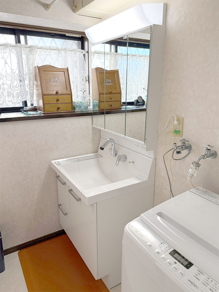 福岡市城南区 S様邸-洗面リフォーム施工後01