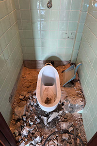 福岡市城南区 W様邸-トイレリフォーム施工中01