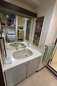 福岡市中央区 N様邸-洗面リフォーム施工前02