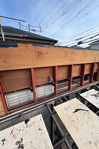 福岡市早良区 K様邸-外壁・屋根リフォーム施工中02