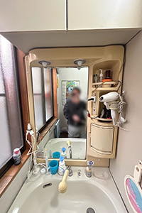 福岡市早良区 T様邸-洗面リフォーム施工前01