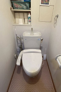 福岡市早良区 Y様邸-トイレリフォーム施工前01