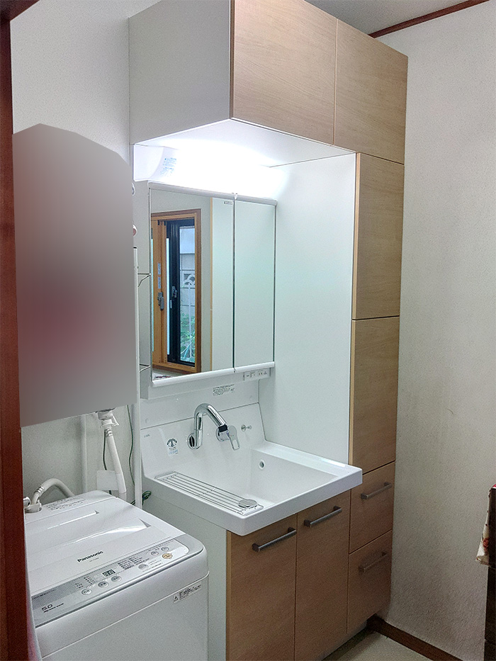 福山市 Y様邸-洗面リフォーム施工後01