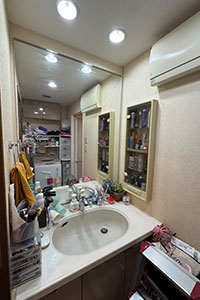 船橋市 S様邸-洗面リフォーム施工前01