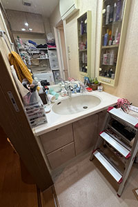 船橋市 S様邸-洗面リフォーム施工前02