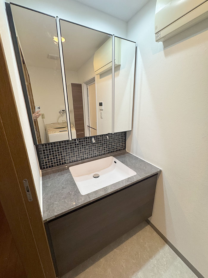 船橋市 S様邸-洗面リフォーム施工後01