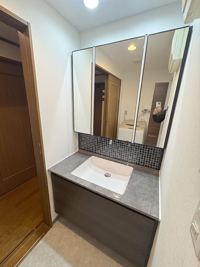 船橋市 S様邸-洗面リフォーム施工後02