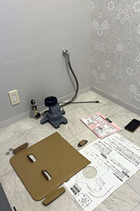 船橋市 K様邸-トイレリフォーム施工中04