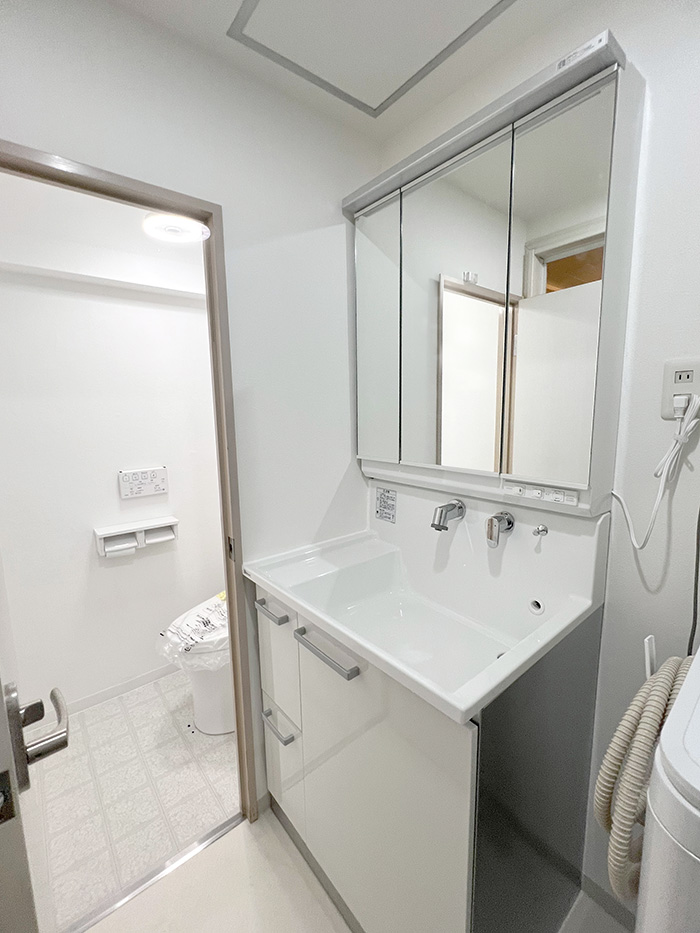 船橋市 T様邸-洗面リフォーム施工後01