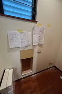 船橋市 K様邸-トイレリフォーム施工中01