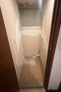 船橋市 M様邸-トイレリフォーム施工中01