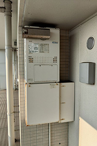 千葉市美浜区 G様邸-給湯器・エコキュート交換施工前02