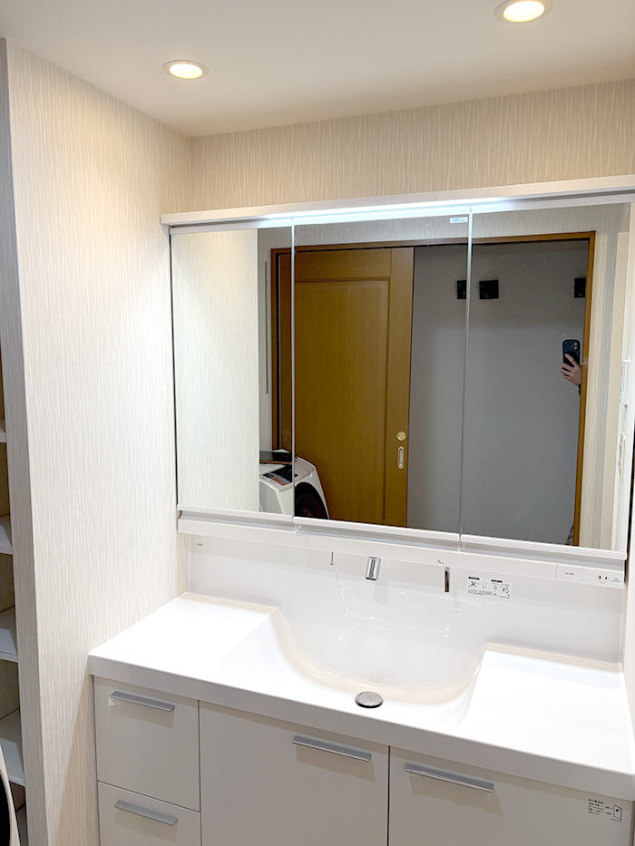 船橋市 T様邸-洗面リフォーム施工後01