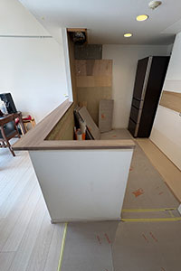 船橋市 H様邸-キッチンリフォーム施工中07