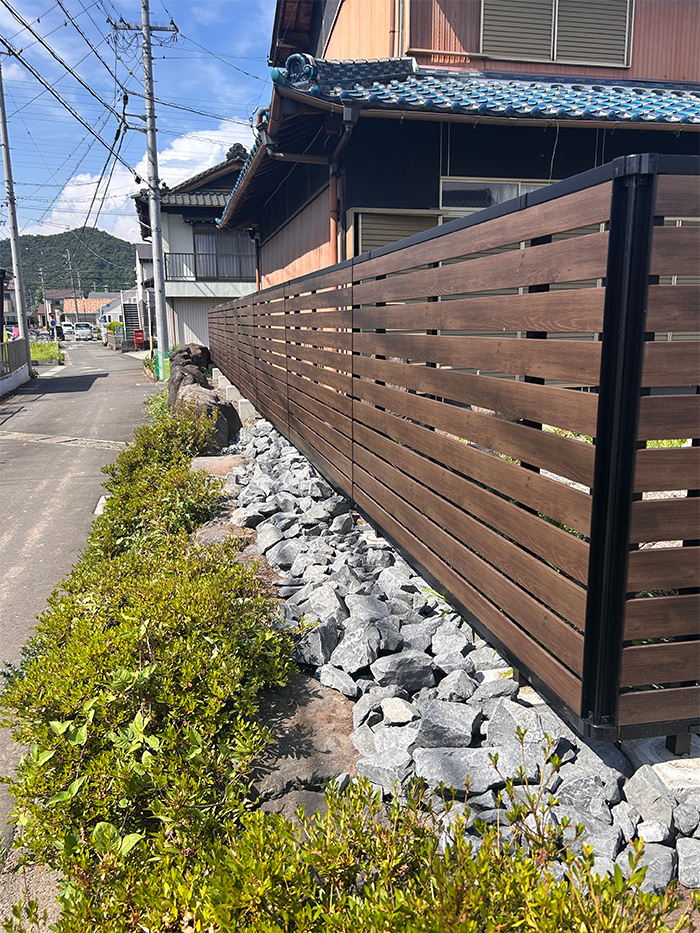 各務原市 A様邸-エクステリアリフォーム施工後01