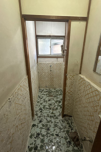 岐阜市 K様邸-洗面リフォーム, トイレリフォーム施工中01