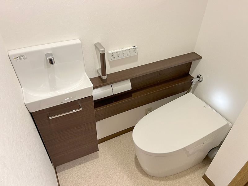 八王子市 N様邸-トイレリフォーム施工後01