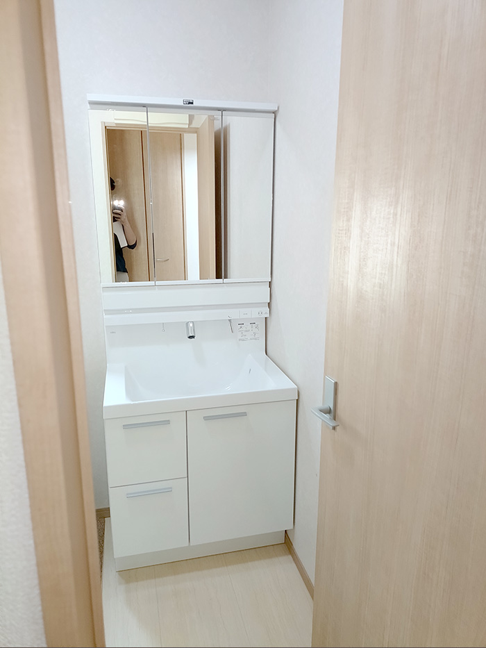 浜松市中央区 S様邸-洗面リフォーム施工後01