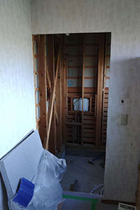 浜松市中央区 I様邸-バスルームリフォーム施工中02