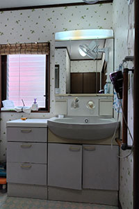 湖西市 H様邸-洗面リフォーム施工前01