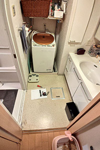 浜松市中央区 H様邸-洗面リフォーム施工前02