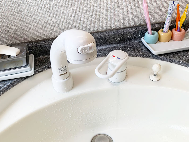 KVK 洗面 化粧室 水栓 交換用 壁取付タイプ シングル洗髪シャワー壁付