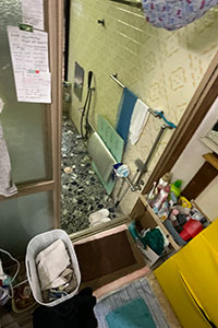 菊池市 S様邸-バスルームリフォーム, 洗面リフォーム施工前02