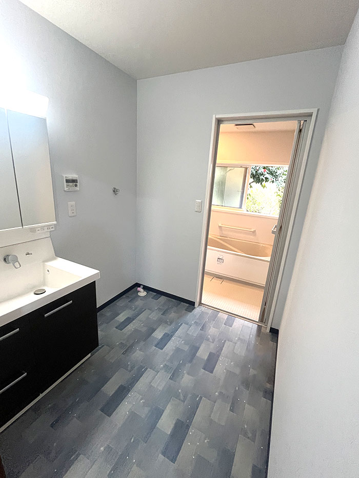 菊池市 S様邸-バスルームリフォーム, 洗面リフォーム施工後02