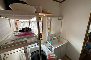 上益城郡益城町 T様邸-洗面リフォーム施工前01