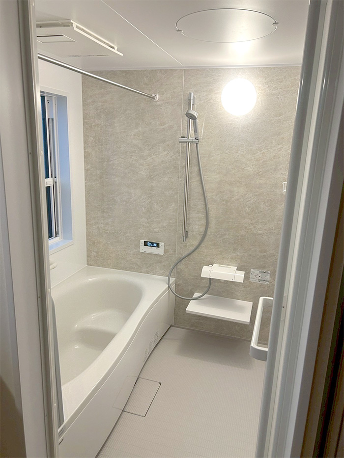 熊本市北区 N様邸-バスルームリフォーム, 断熱リフォーム施工後01