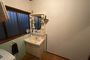 熊本市北区 W様邸-洗面リフォーム施工前02