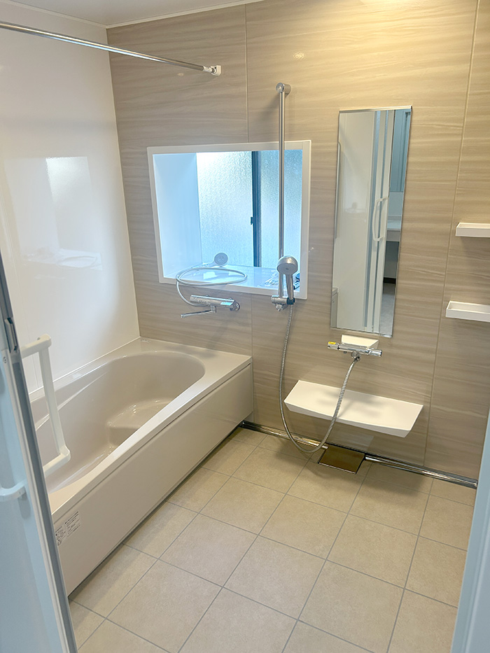 熊本市北区 I様邸-バスルームリフォーム施工後01