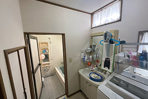 菊池郡菊陽町 I様邸-バスルームリフォーム, 洗面リフォーム施工前02