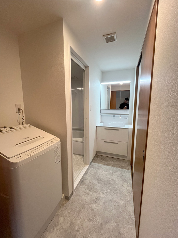 広島市南区 T様邸-洗面リフォーム施工後02