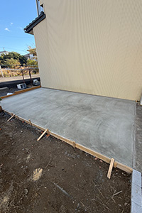 一宮市 N様邸-エクステリアリフォーム施工中01