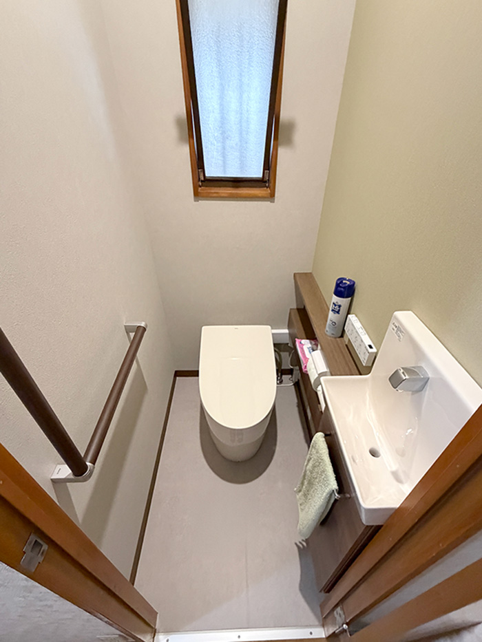 一宮市 I様邸-トイレリフォーム施工後01