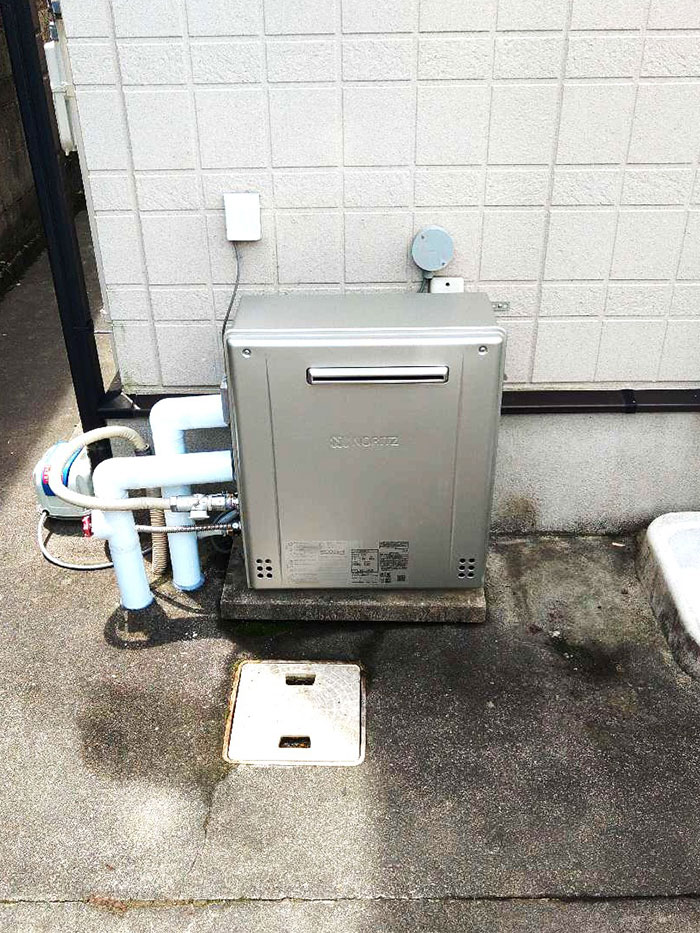 一宮市 I様邸-給湯器・エコキュート交換施工後06