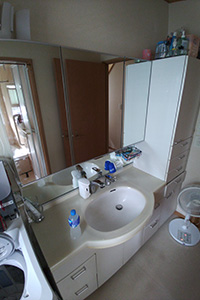 宝塚市 F様邸-洗面リフォーム施工前04